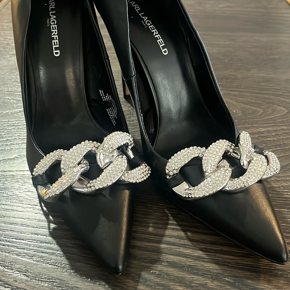Karl Lagerfeld Paris Calise Pointed Toe Pump